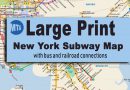Large Print New York Subway Map