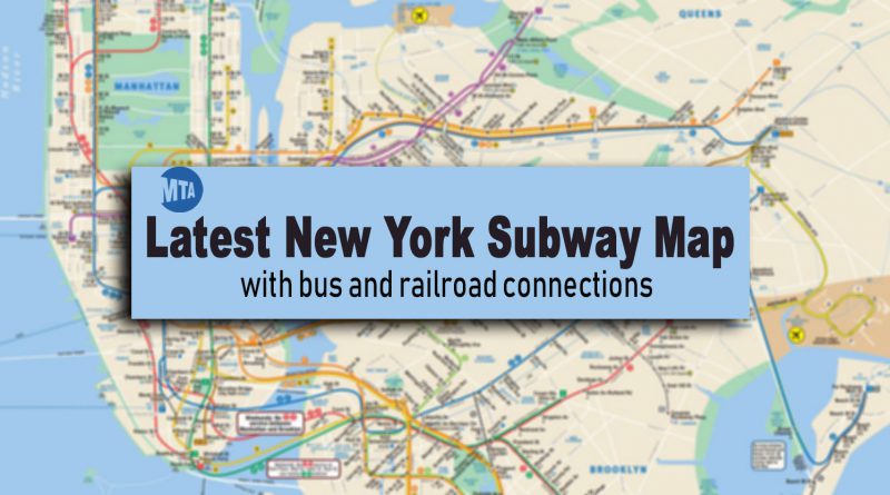 New York Subway Map: Latest Updated Version
