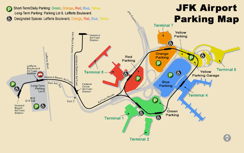 jfk airport runway map